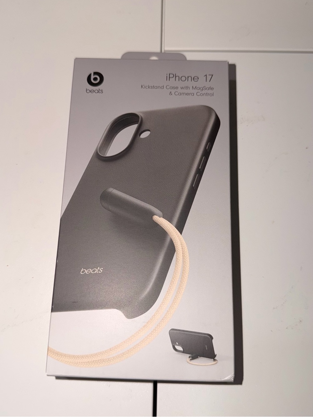 Beats iPhone 17 Kickstand Case with MagSafe & Camera Control – Granite Gray